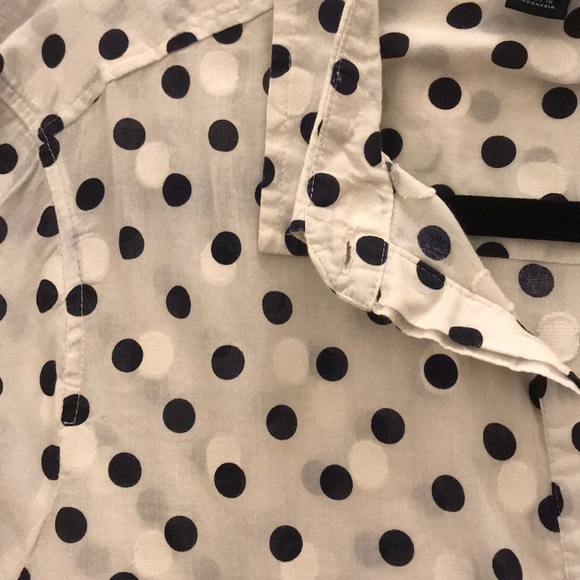 J Crew polka dot shirt - Picture 2 of 2